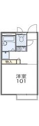 レオパレスリバティII　12315の物件間取画像